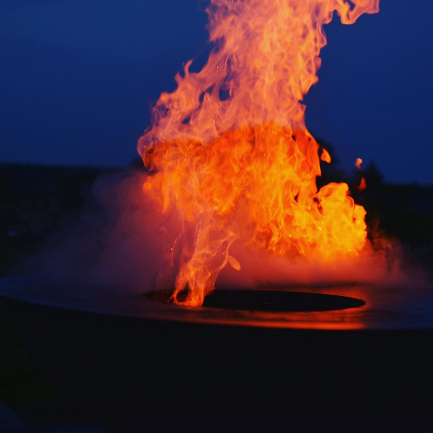 alt flambée brasero plancha brareseau la nuit