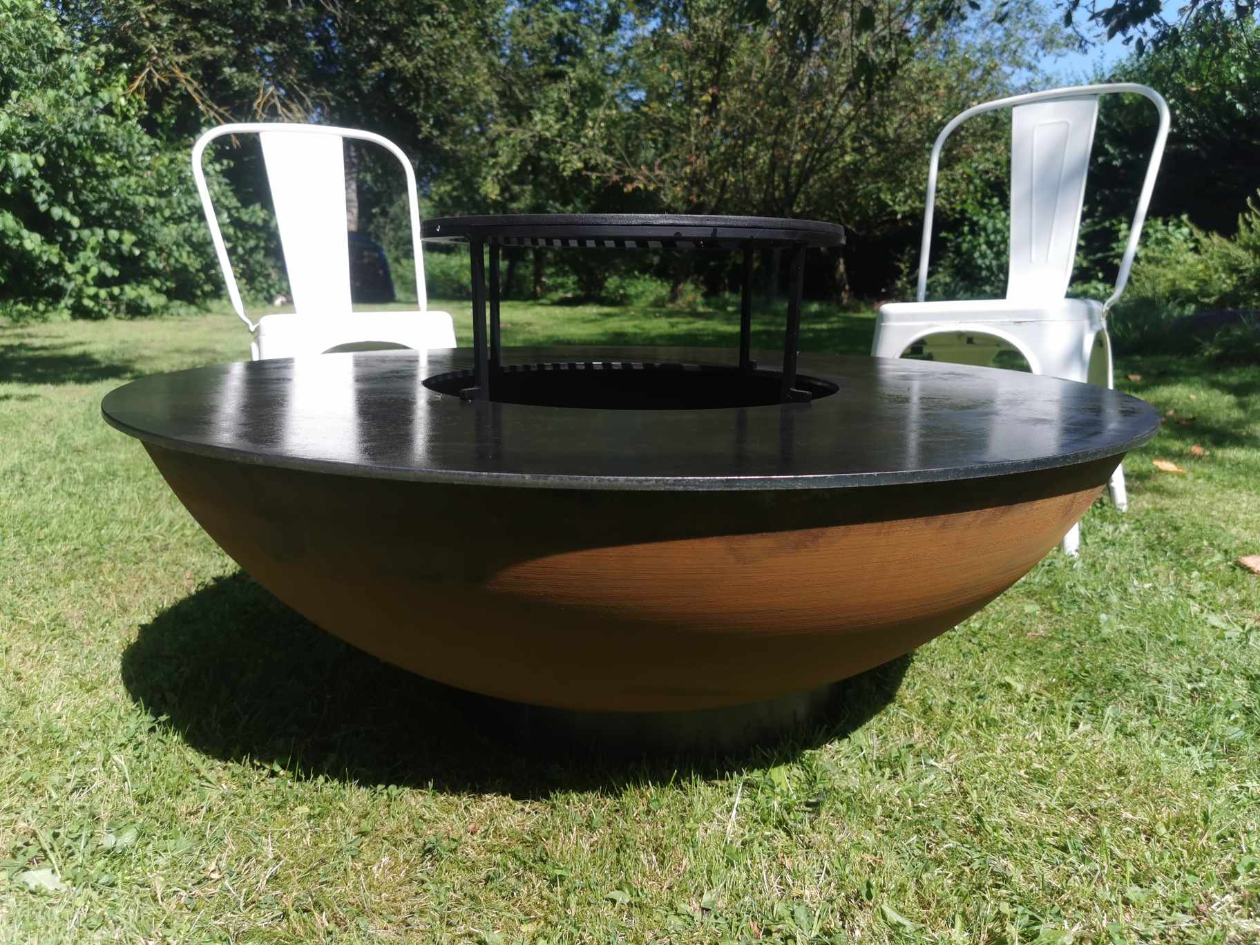 brasero plancha