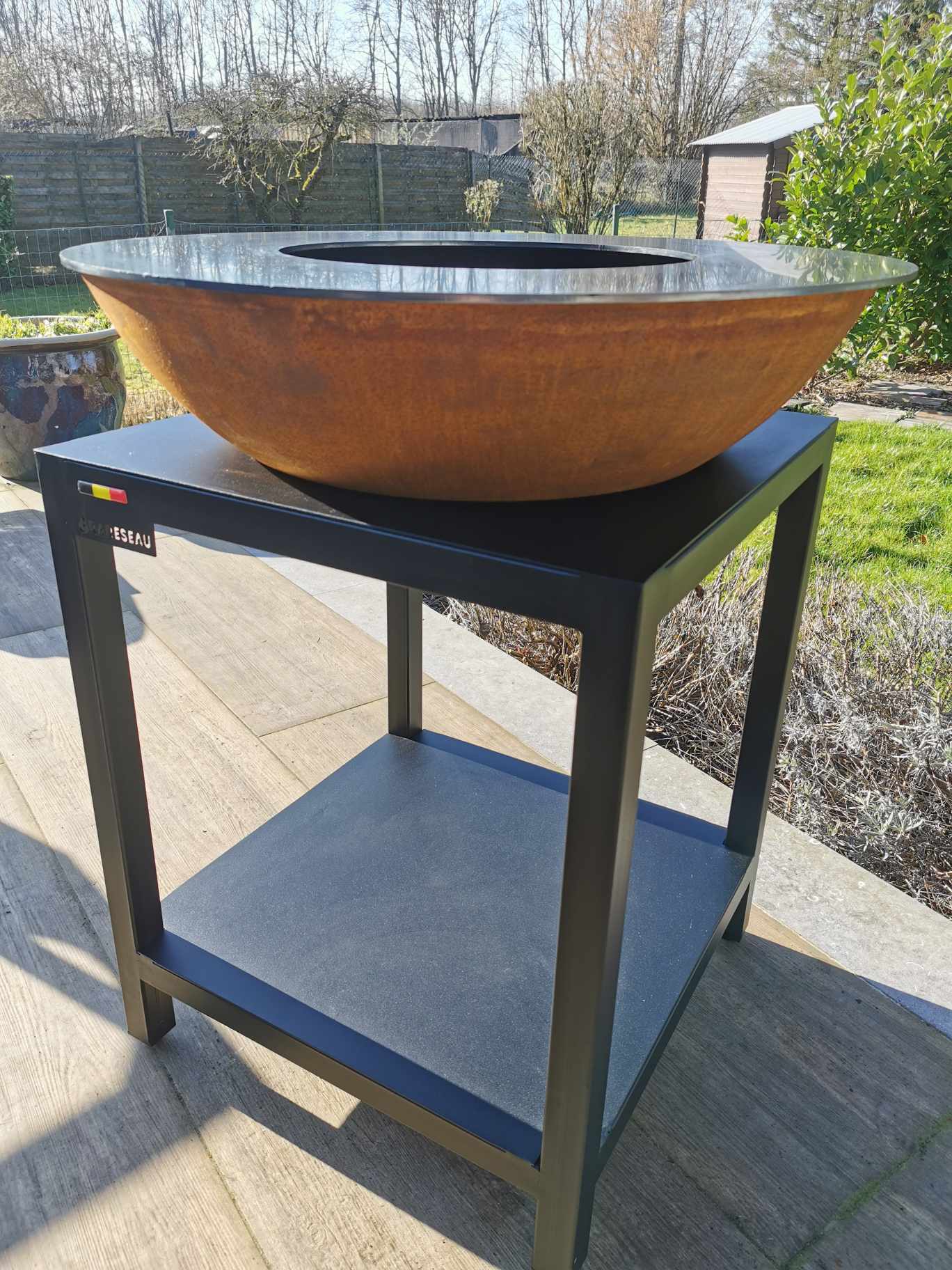 brasero plancha bbq maison
