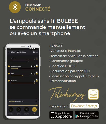 Lampe sans fil Paranocta Ivoire