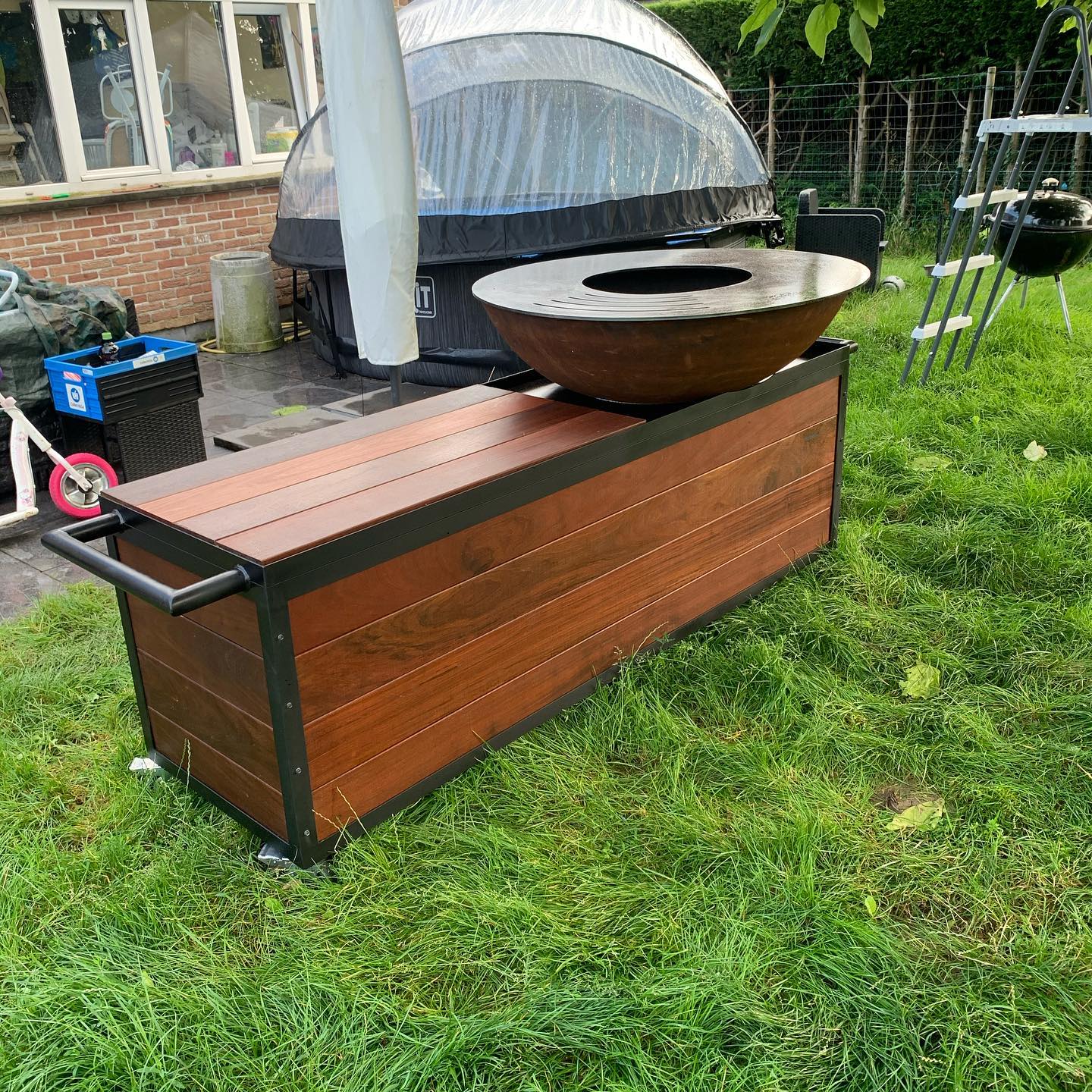 alt barbecue brasero plancha 100 cm