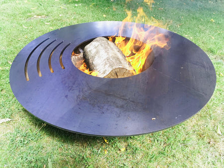 alt brasero plancha à déposer allumé